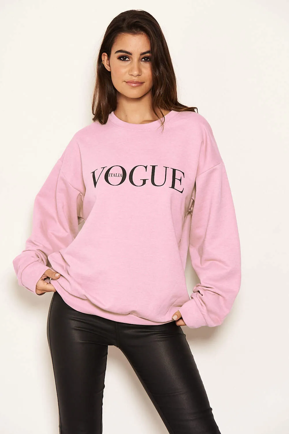 Pink Printed Sweatshirt sold by AX Paris product image thumbnail 5