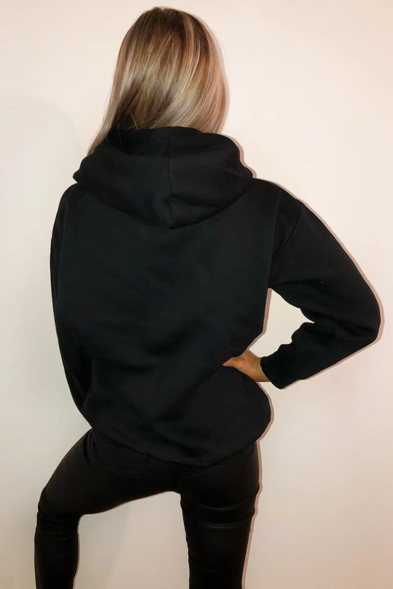 Black Jadore Oversized Hoodie sold by AX Paris product image thumbnail 5