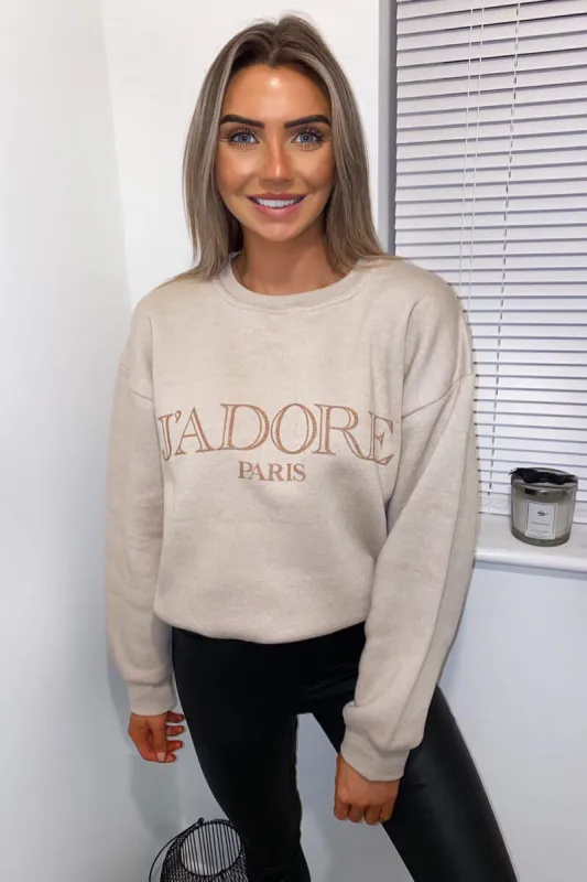 Stone J'adore Sweatshirt sold by AX Paris