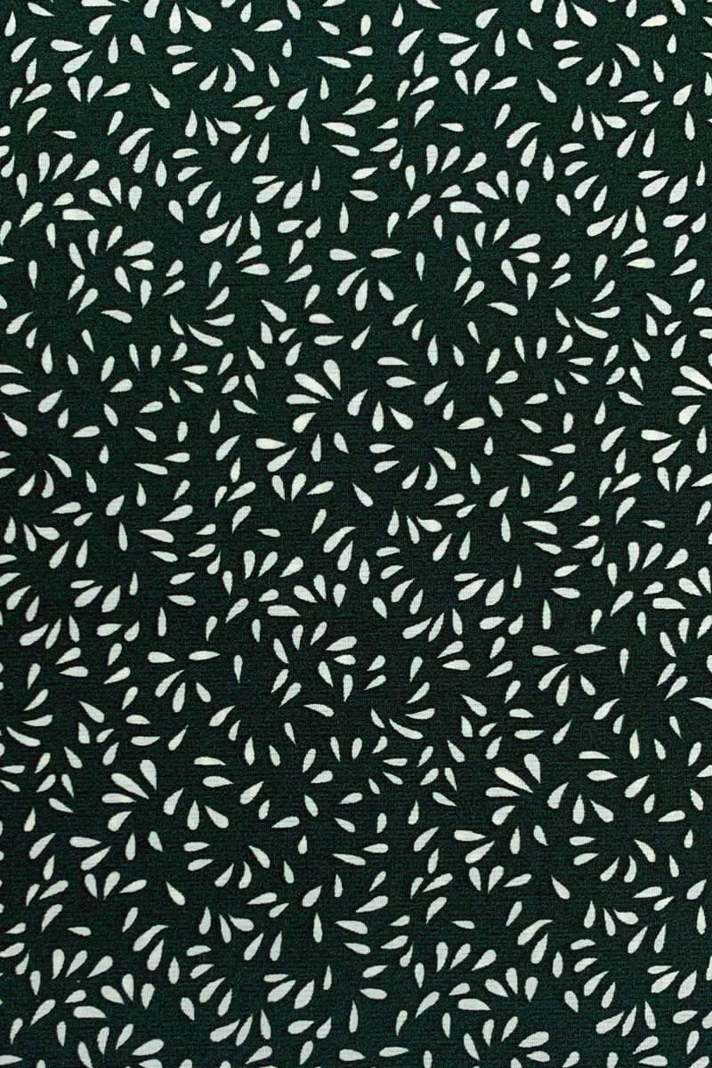 Forest Green Printed Pleated Sleeve Midi Dress sold by AX Paris product image thumbnail 5