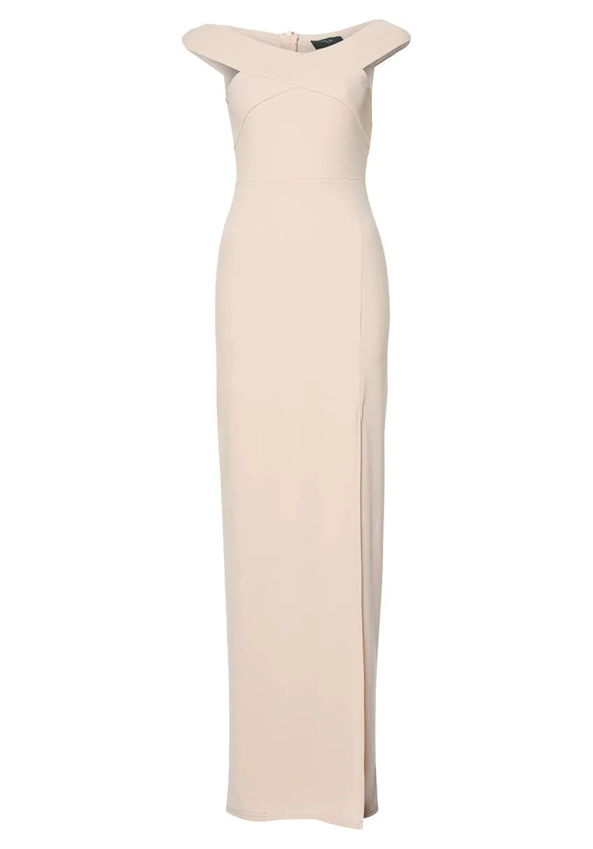 Off The Shoulder Cross Maxi Dress sold by AX Paris product image thumbnail 4