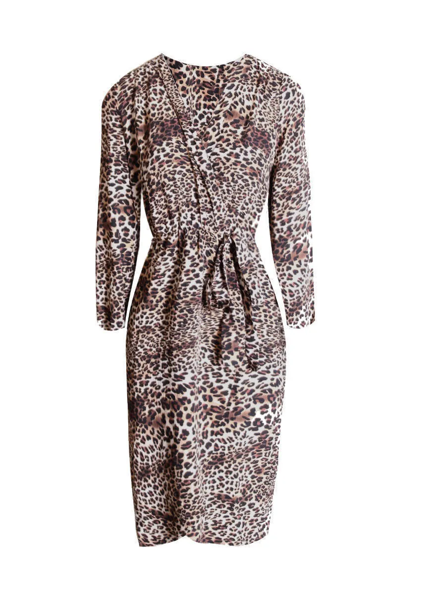 Animal Print Wrap Dress sold by AX Paris product image thumbnail 4