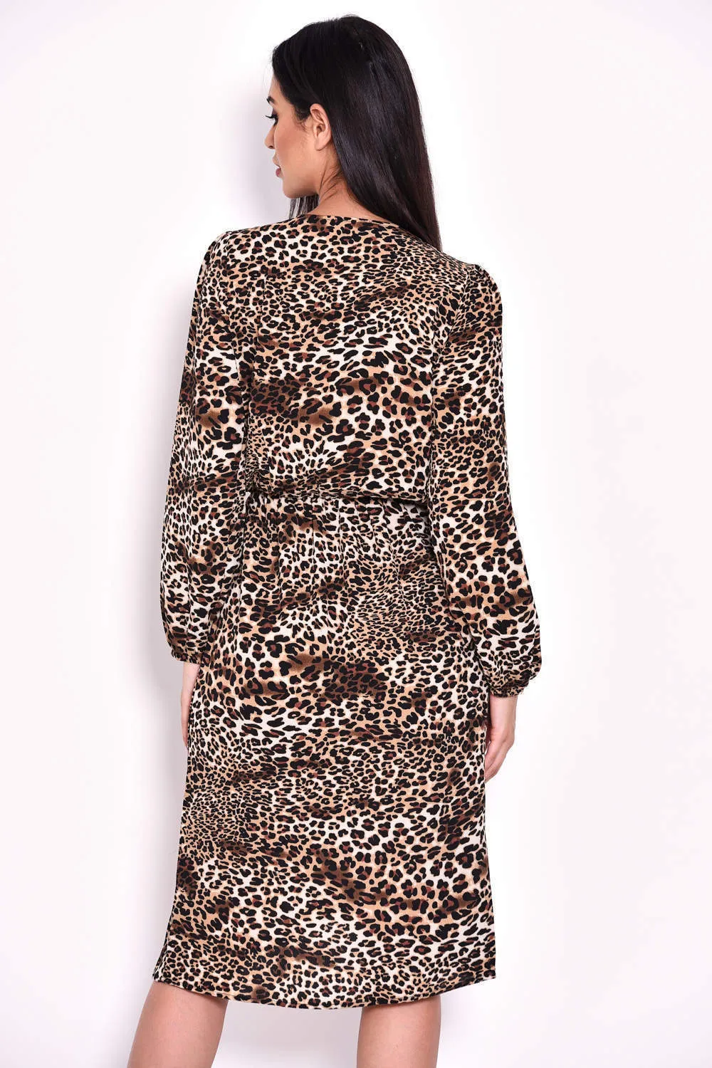 Animal Print Wrap Dress sold by AX Paris product image thumbnail 3