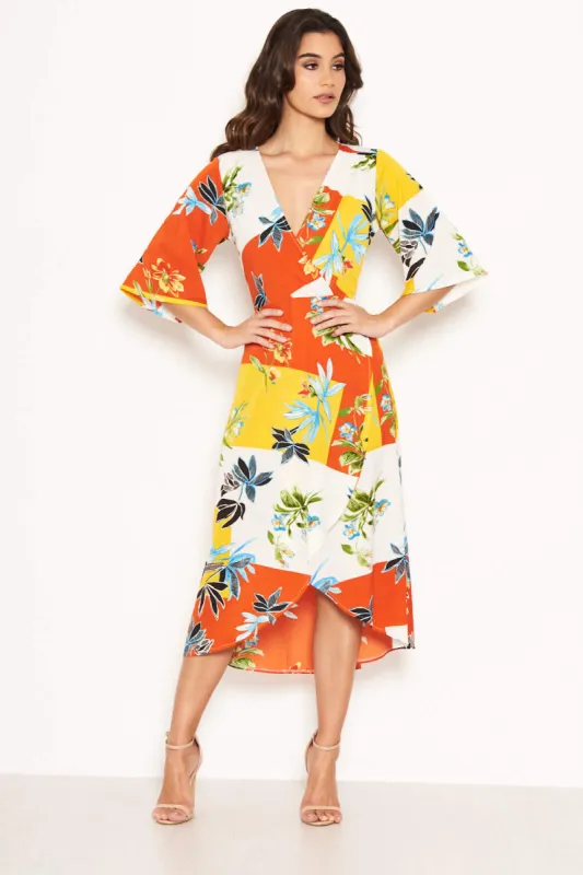 Tropical Printed Midi Dress sold by AX Paris
