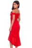 Red Bardot Fishtail Midi Dress sold by AX Paris