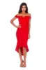 Red Bardot Fishtail Midi Dress sold by AX Paris