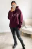 Wine Saint Oversized Hoodie sold by AX Paris