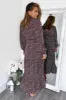 Multi Printed Long Sleeve Wrap Top Smock Midi Dress sold by AX Paris