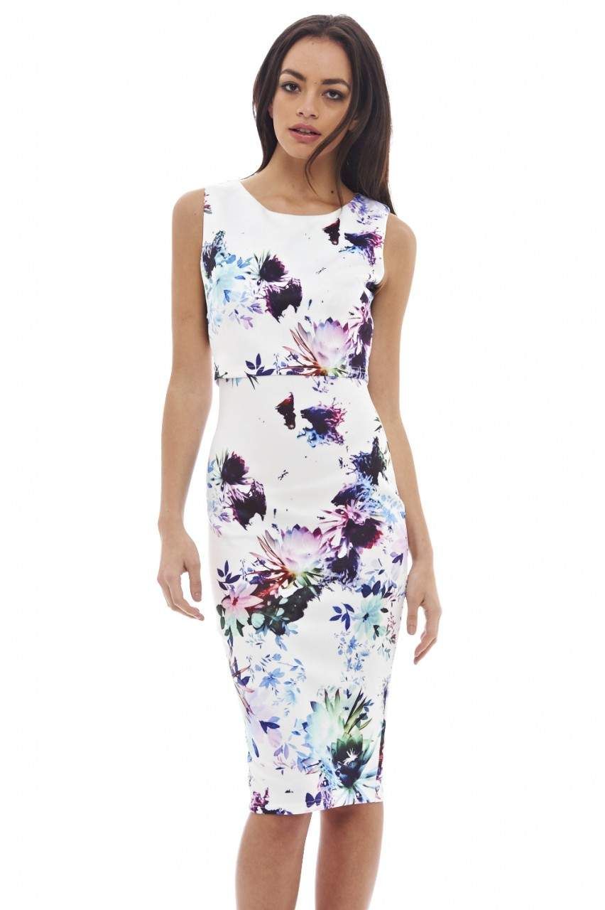 Floral Printed Midi Dress sold by AX Paris