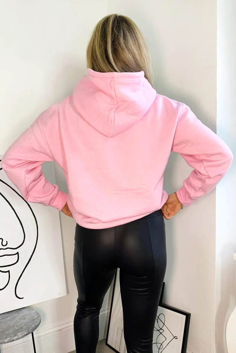 Pink Jadore Oversized Hoodie sold by AX Paris product image thumbnail 3