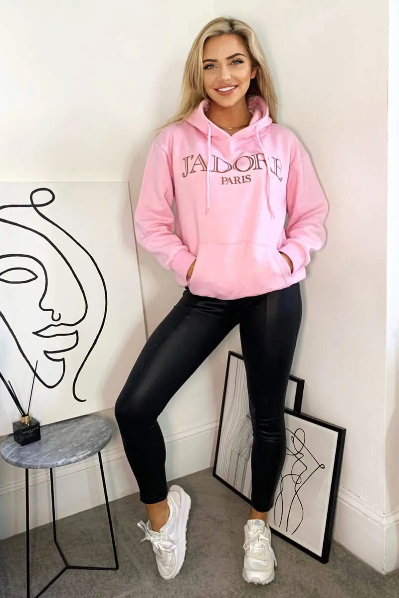Pink Jadore Oversized Hoodie sold by AX Paris product image thumbnail 2