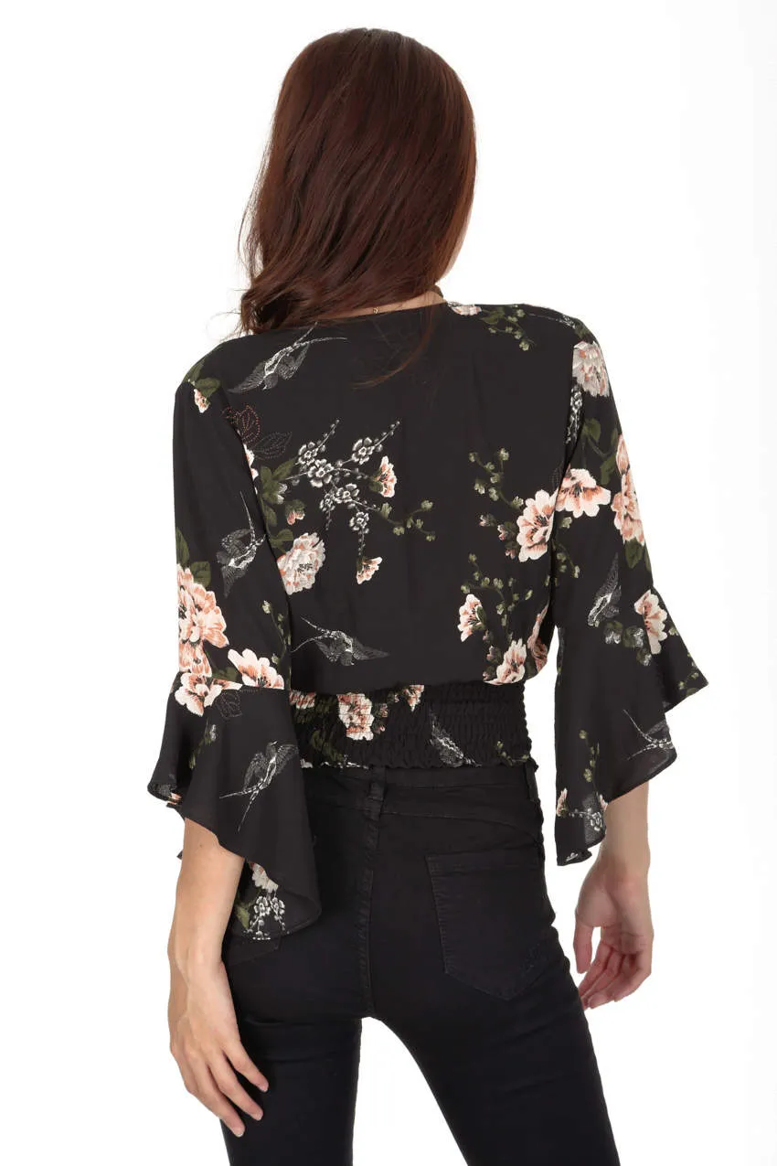 Floral Flared Sleeve Top sold by AX Paris product image thumbnail 3