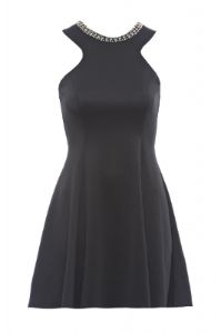 Embellished Neck Skater Dress sold by AX Paris
