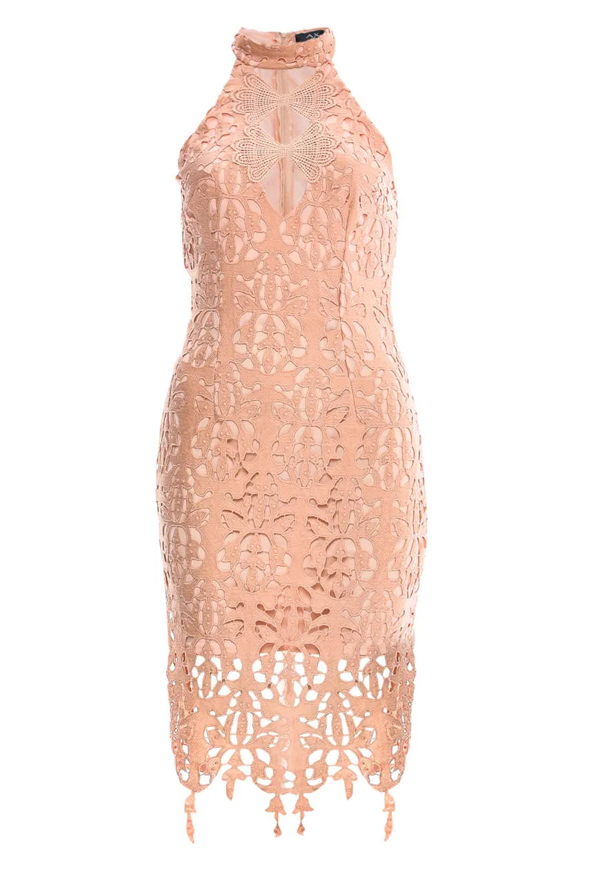 Blush Crochet Midi Dress sold by AX Paris product image thumbnail 4