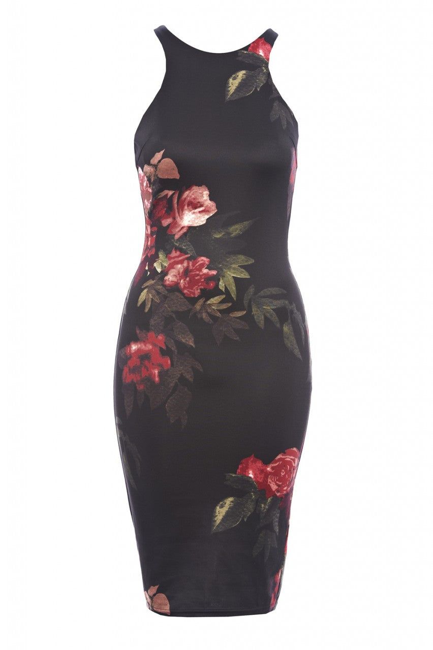 Floral Bodycon Midi Dress sold by AX Paris product image thumbnail 5