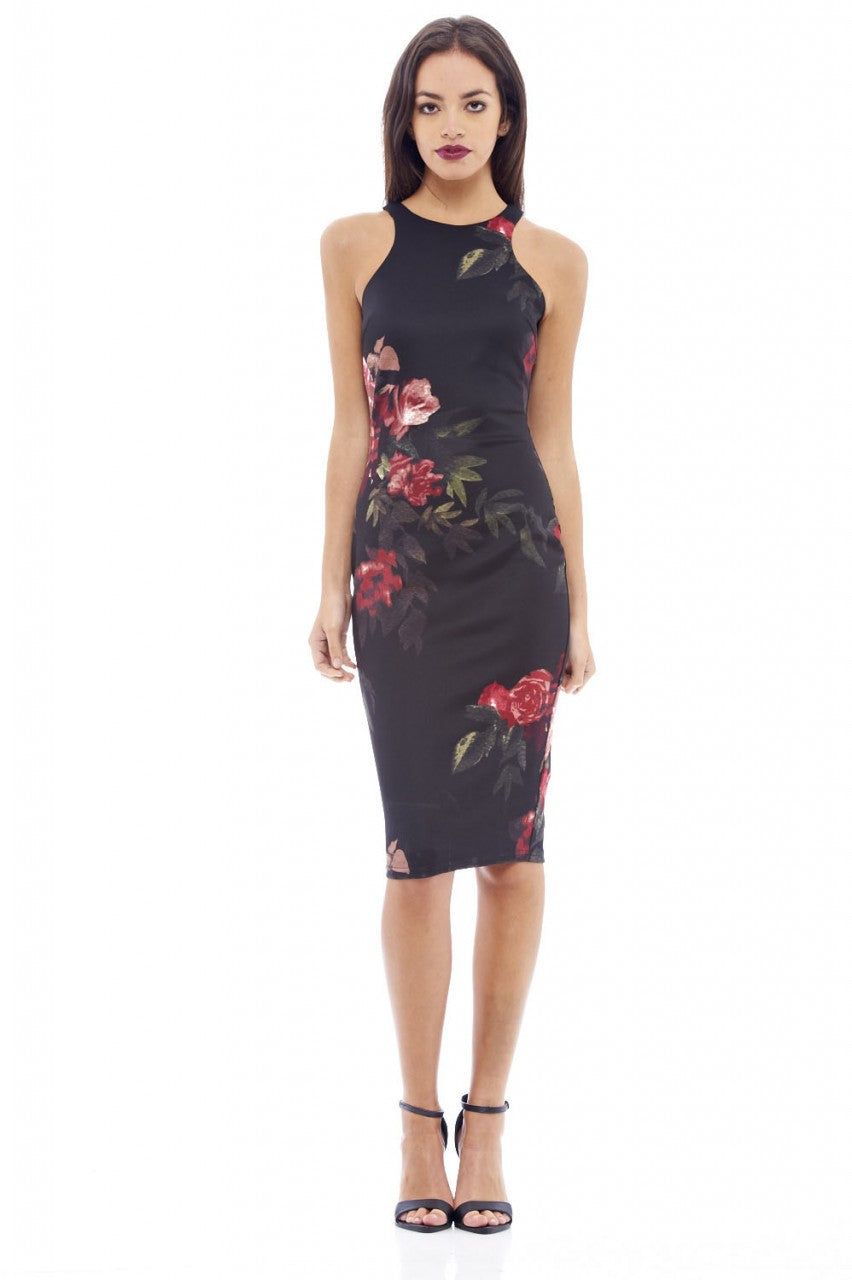 Floral Bodycon Midi Dress sold by AX Paris product image thumbnail 2
