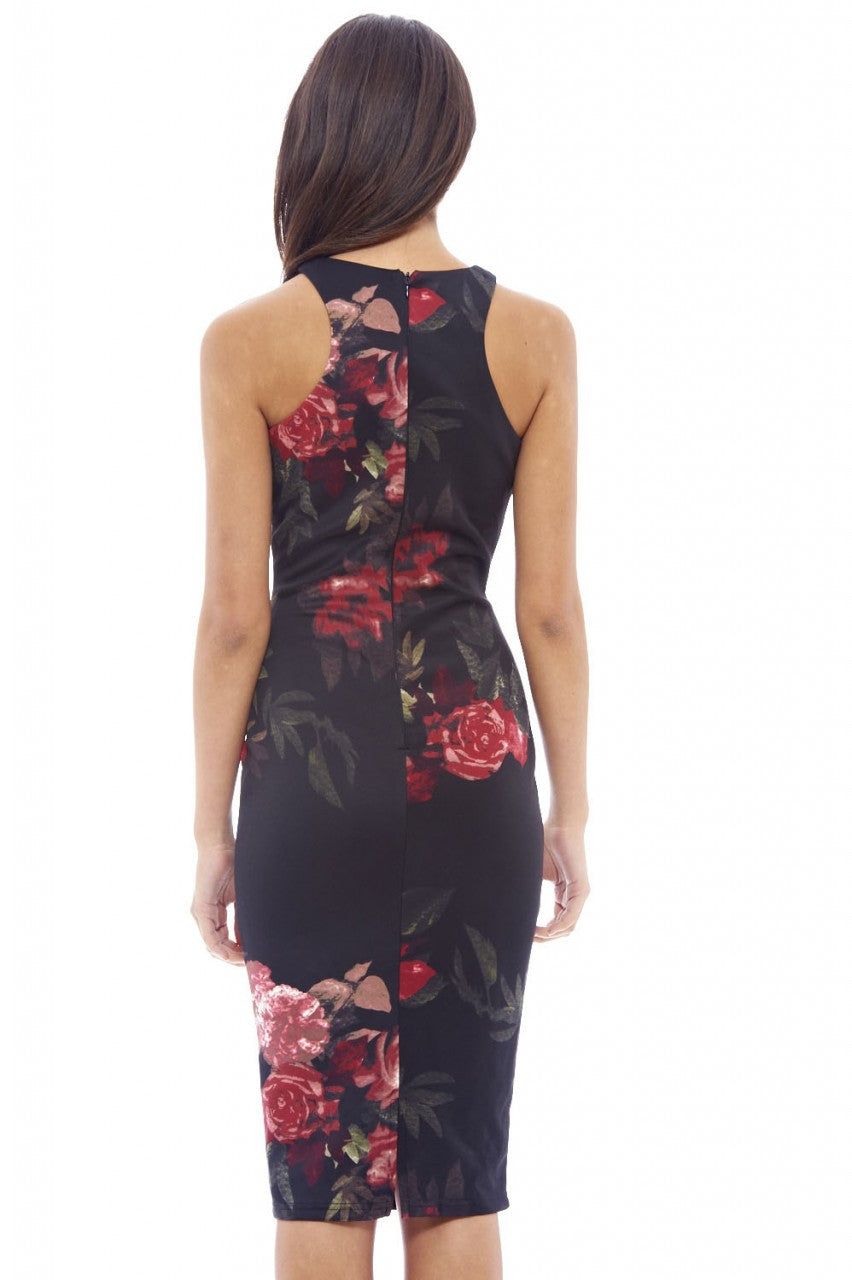 Floral Bodycon Midi Dress sold by AX Paris product image thumbnail 4