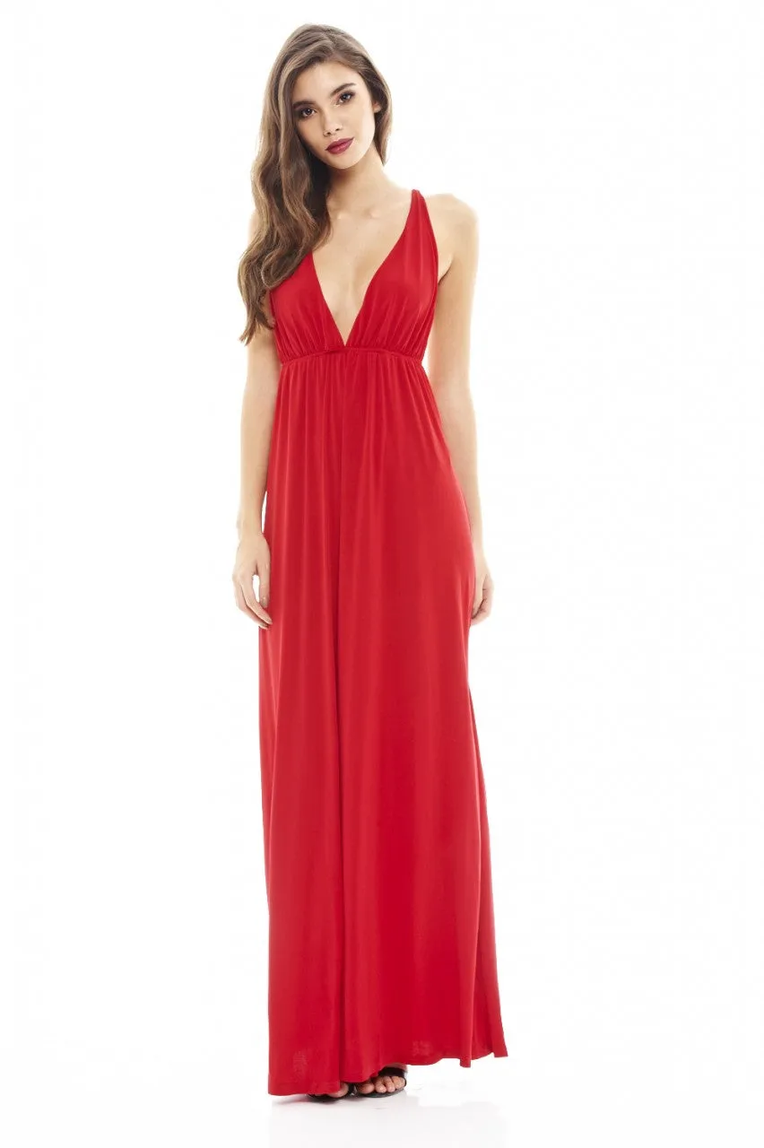 Slinky Plunge Maxi Dress sold by AX Paris product image thumbnail 2