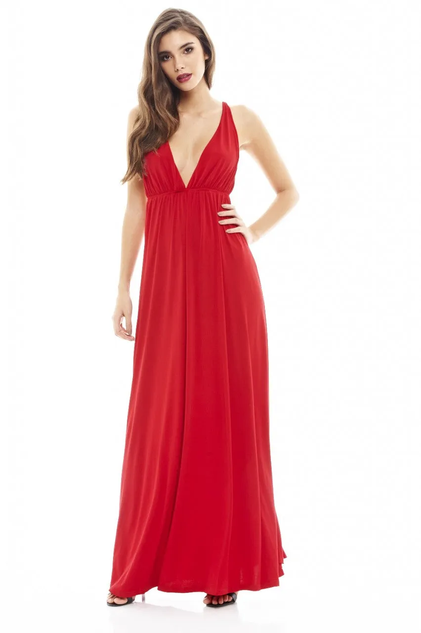 Slinky Plunge Maxi Dress sold by AX Paris product image thumbnail 3