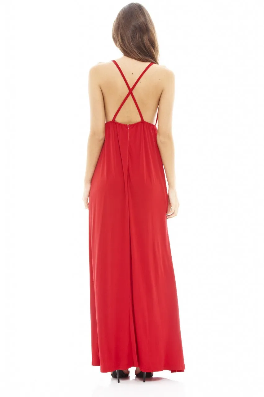 Slinky Plunge Maxi Dress sold by AX Paris product image thumbnail 4