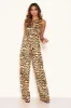Leopard Print Jumpsuit With Knot Front Detail sold by AX Paris