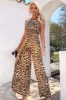 Leopard Print Jumpsuit With Knot Front Detail sold by AX Paris