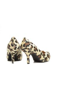 Suede Leopard Kitten Heels sold by AX Paris