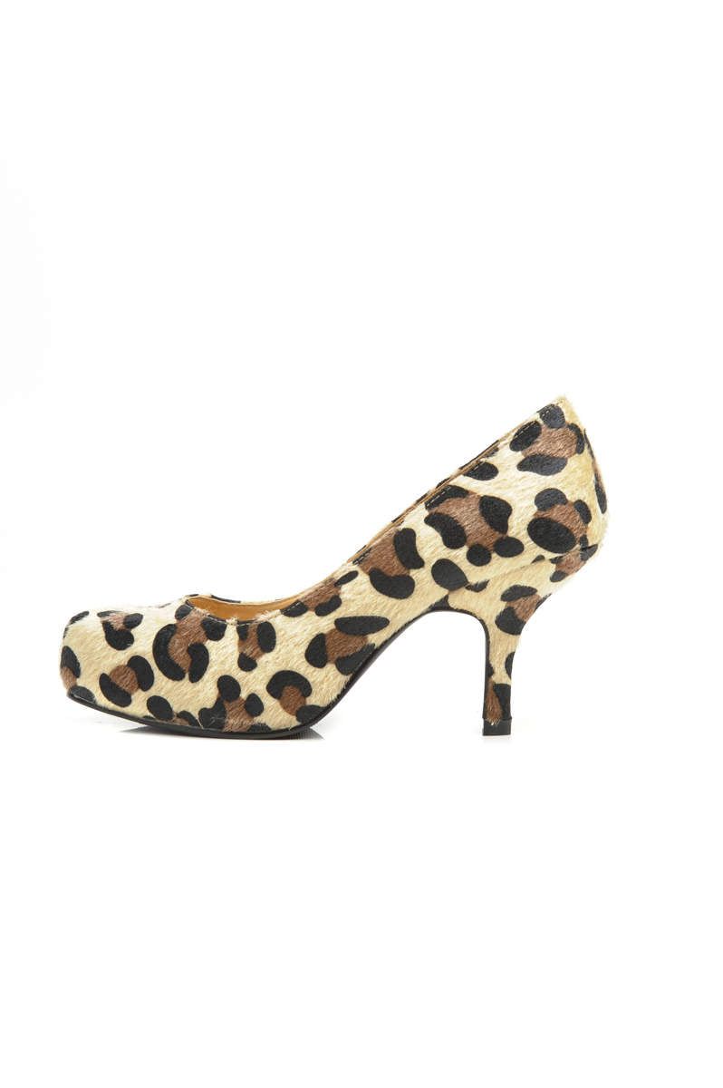 Suede Leopard Kitten Heels sold by AX Paris product image thumbnail 3