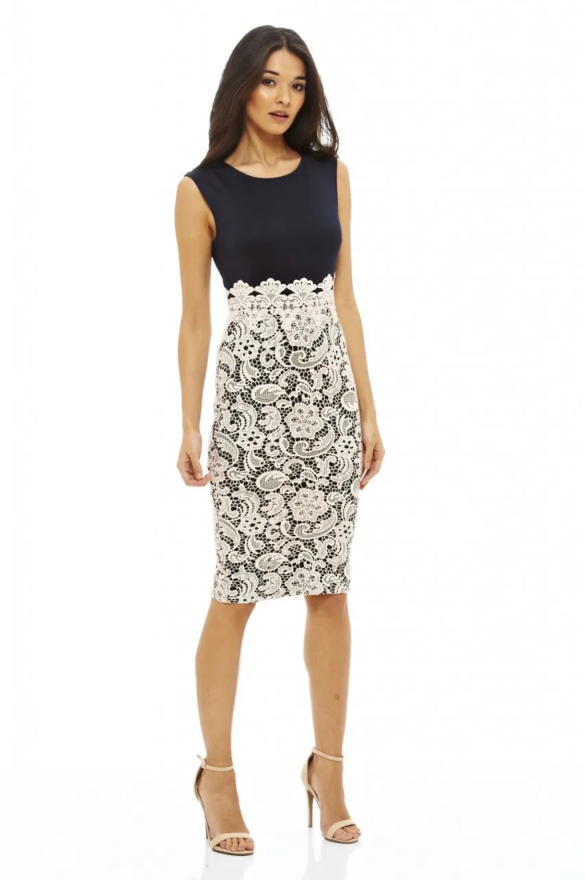 Lace Bodycon Midi Dress sold by AX Paris product image thumbnail 2