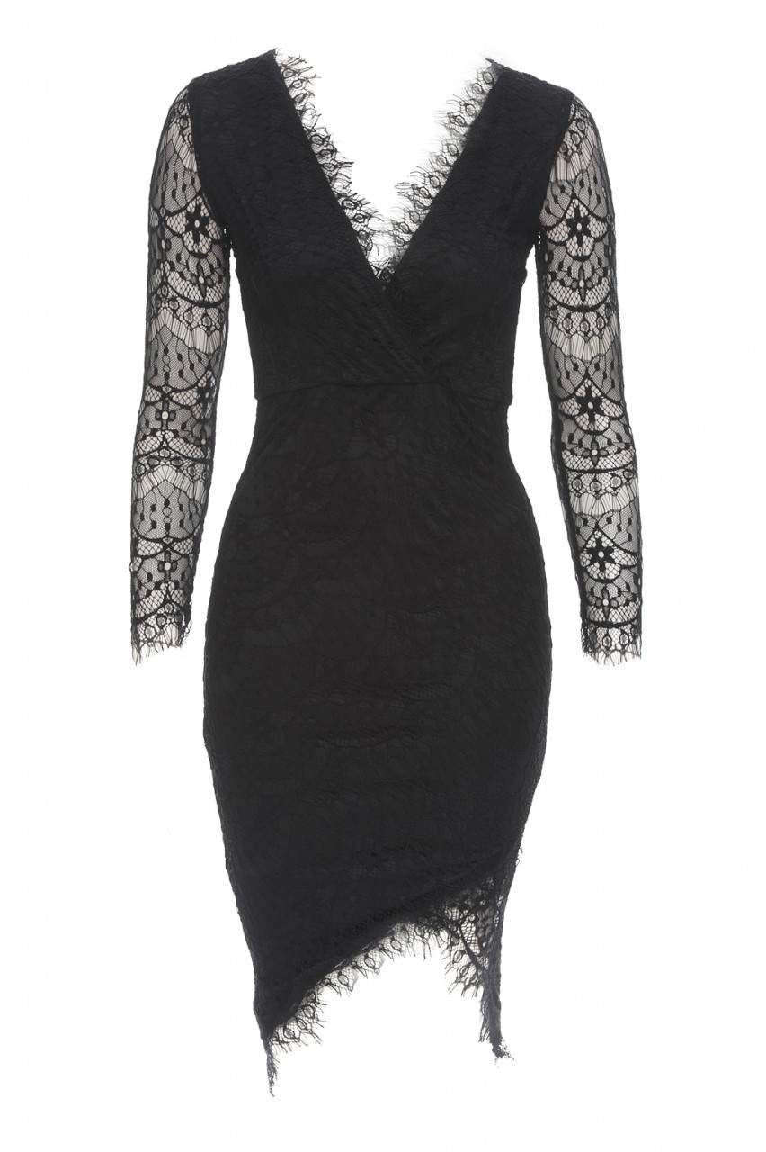 V Neck Lace Bodycon Dress sold by AX Paris product image thumbnail 5