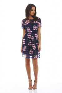 Floral Striped Skater Dress sold by AX Paris