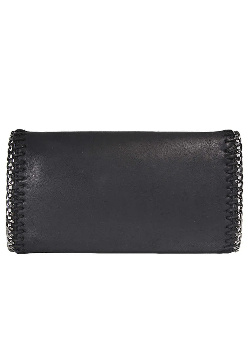 Black Chain Detail Clutch Bag sold by AX Paris product image thumbnail 3