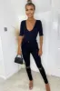 Black Ripped Knee Skinny Jeans sold by AX Paris