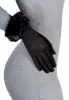 Black Touch Screen Gloves with Fur Detail sold by AX Paris