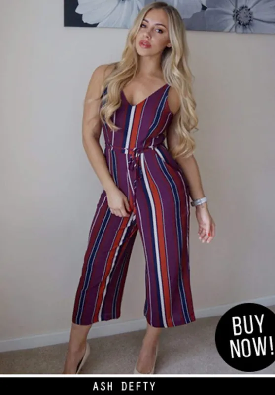 Printed Culotte Jumpsuit sold by AX Paris
