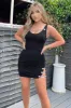 Black Chain Detail Bodycon Mini Dress sold by AX Paris