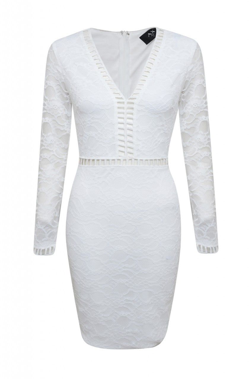 Lace Ladder Detail Dress sold by AX Paris product image thumbnail 5