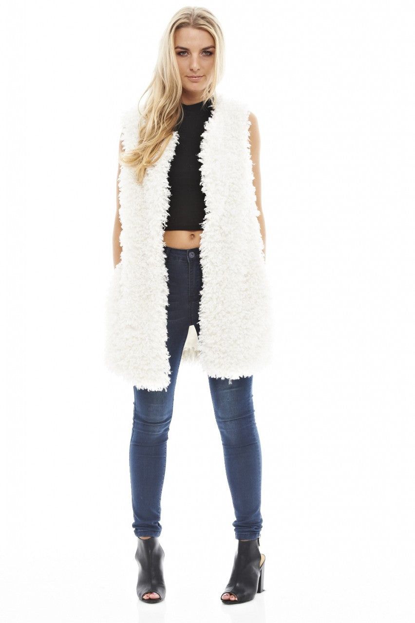 Faux Fur Gilet sold by AX Paris product image thumbnail 2