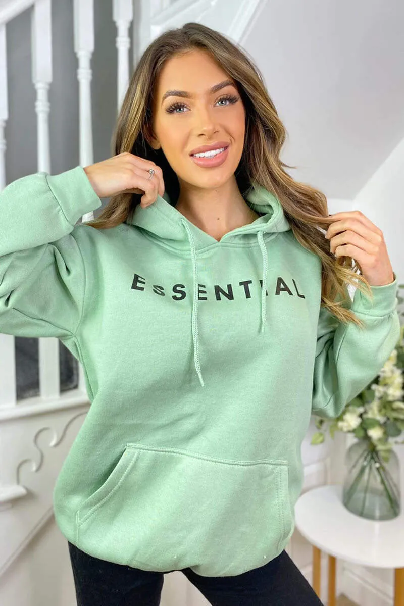 Sage Essential Oversized Hoodie sold by AX Paris product image thumbnail 2