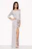 Off The Shoulder Sparkle Maxi Dress sold by AX Paris