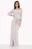 Off The Shoulder Sparkle Maxi Dress sold by AX Paris