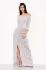 Off The Shoulder Sparkle Maxi Dress sold by AX Paris