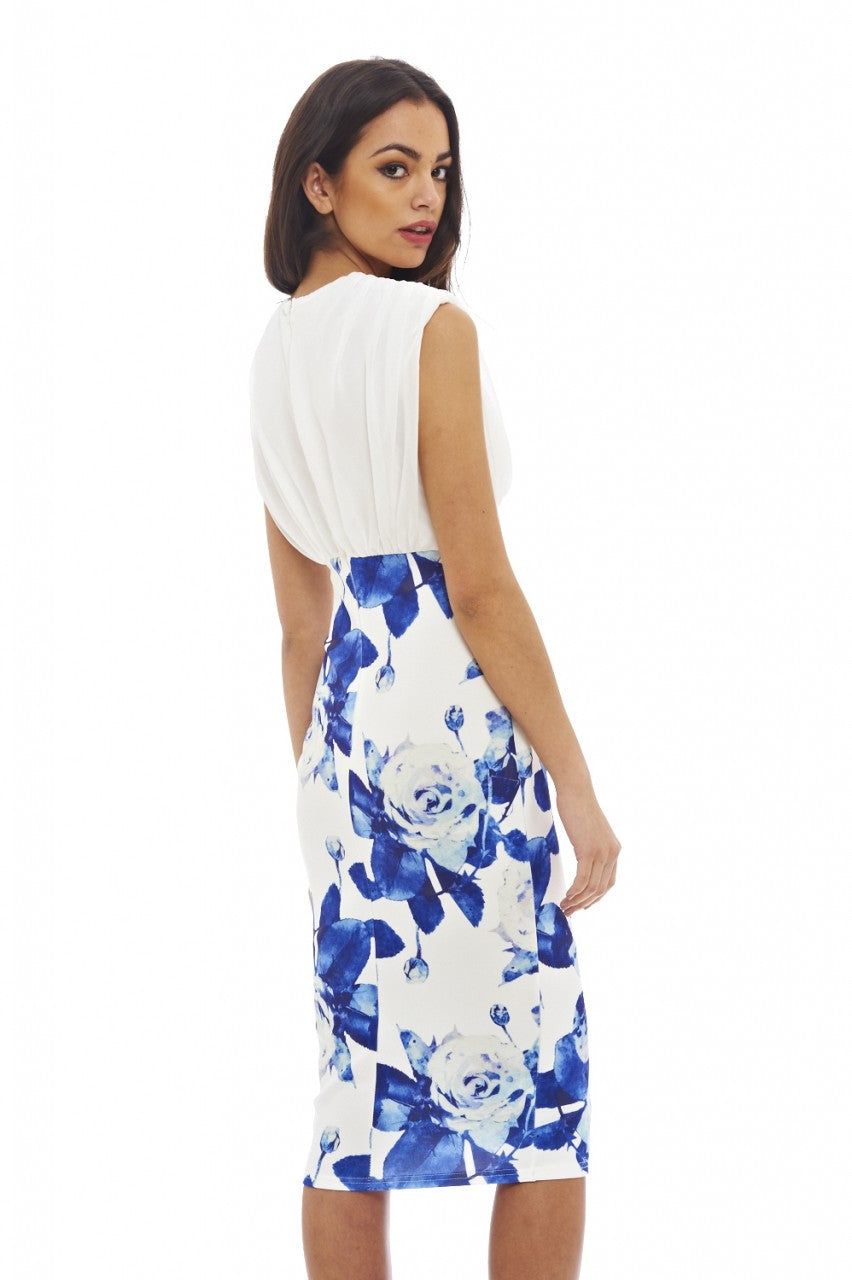 Chiffon Top Floral Midi Dress sold by AX Paris product image thumbnail 4