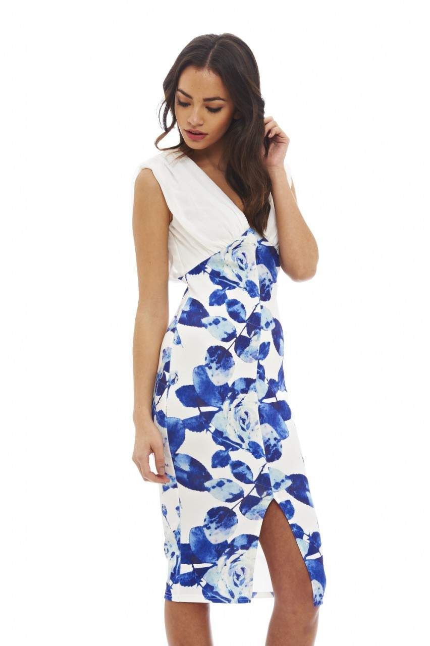 Chiffon Top Floral Midi Dress sold by AX Paris product image thumbnail 3
