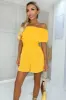 Yellow Bardot Playsuit sold by AX Paris