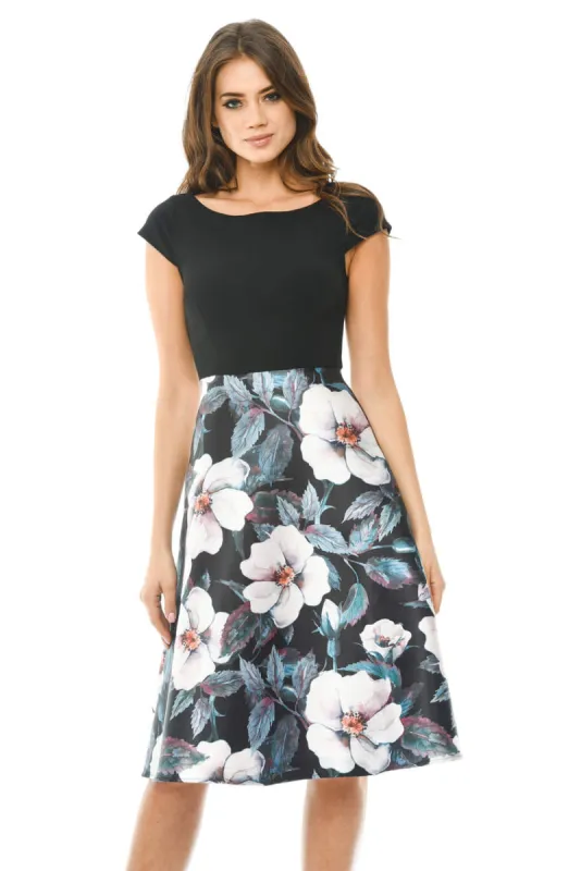 2 in 1 Skater Skirt Midi Dress sold by AX Paris