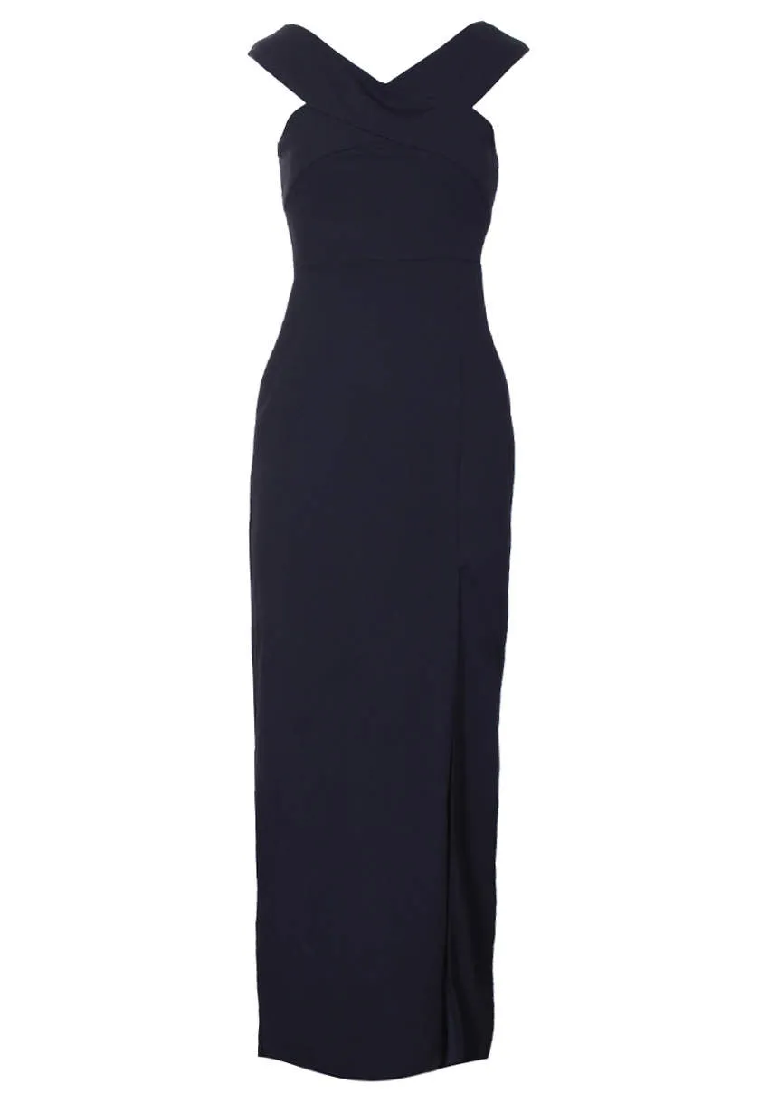 Black Split Maxi Dress sold by AX Paris product image thumbnail 4