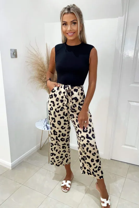 Black 2 in 1 Animal Print Jumpsuit sold by AX Paris