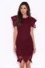Plum Crochet Midi Dress sold by AX Paris