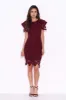 Plum Crochet Midi Dress sold by AX Paris
